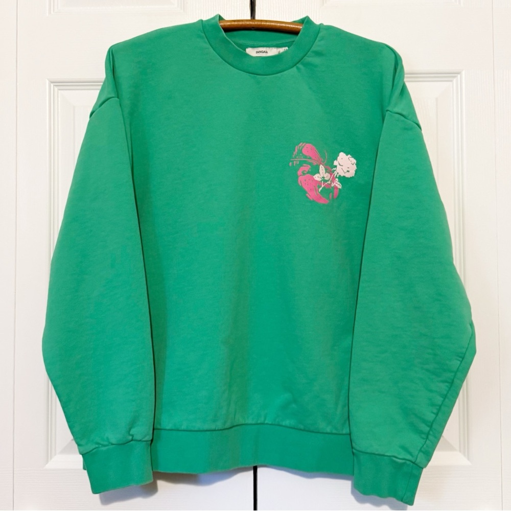 Pangaia Dua Lipa Future Nostalgia Sweatshirt XL Tour Merch Organic Cotton Crew